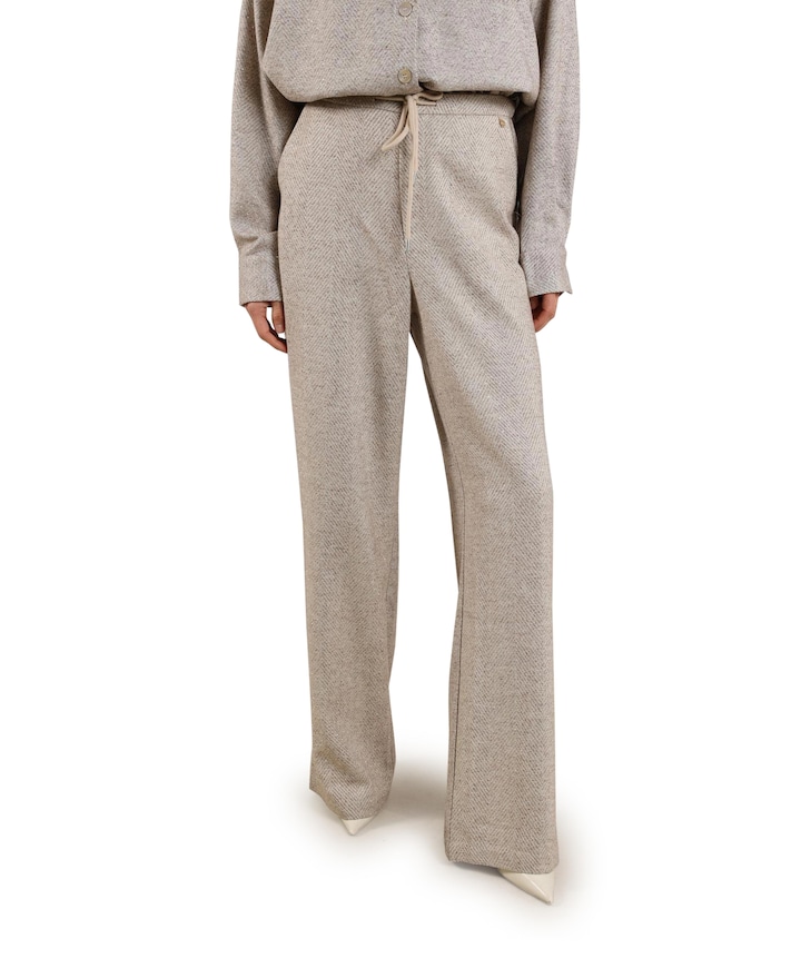 Vera Strass broek beige