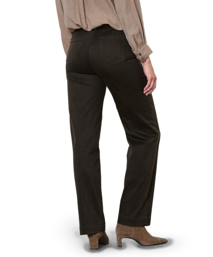 Jenny Wide dames broek bruin