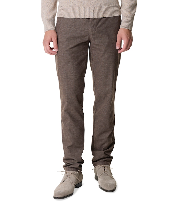 Luxury Comfort Chino heren pantalon bruin