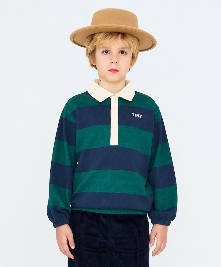 Jongens polo groen