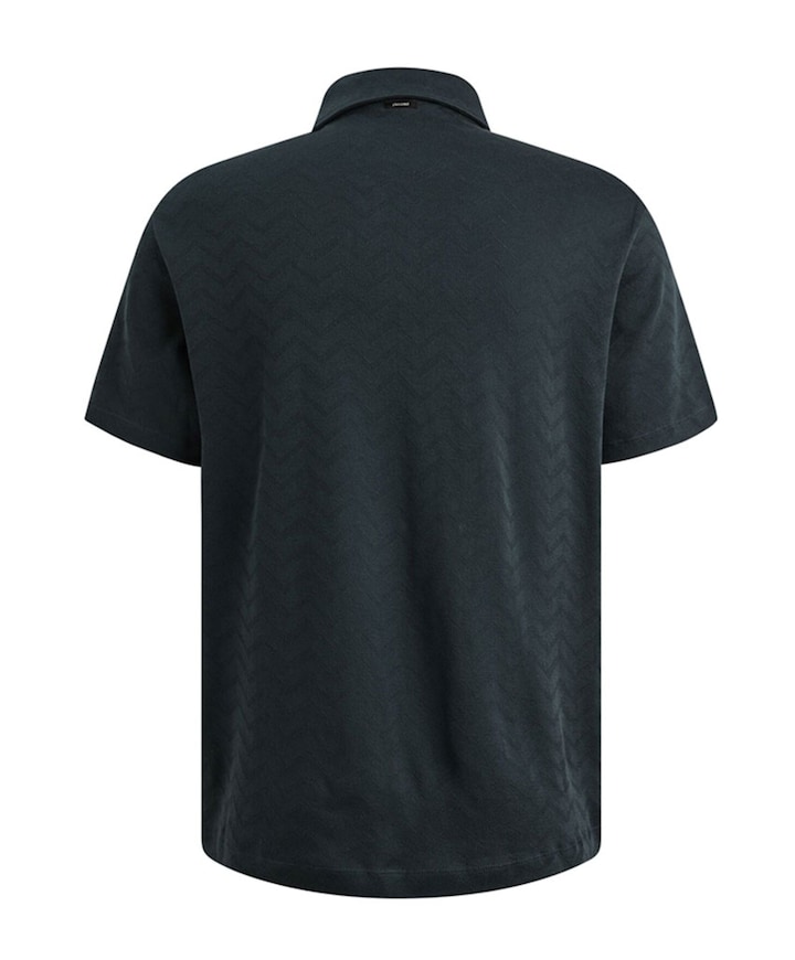 Heren polo blauw