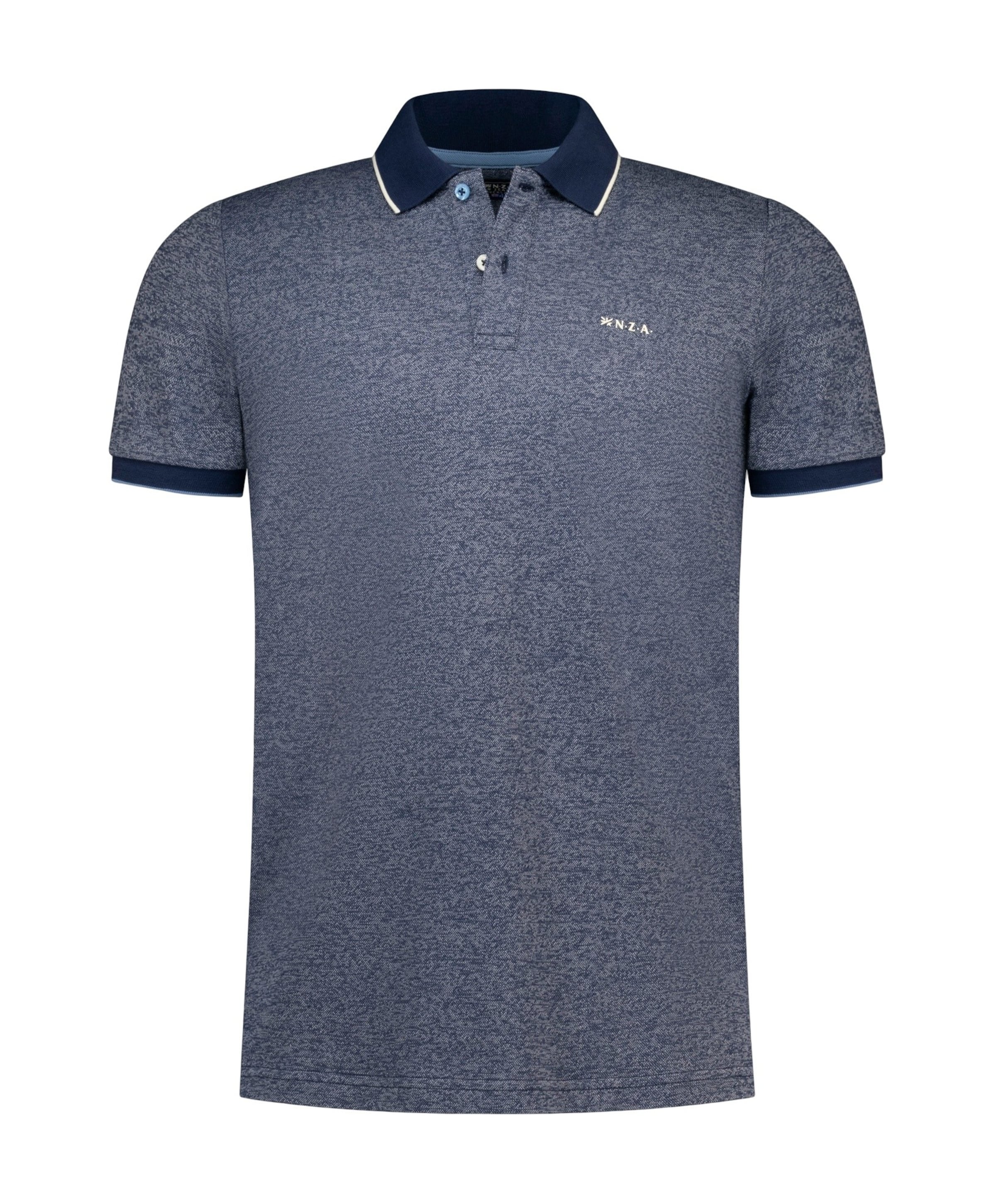 Heren polo blauw