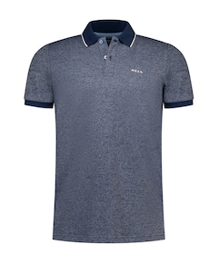 Heren polo blauw