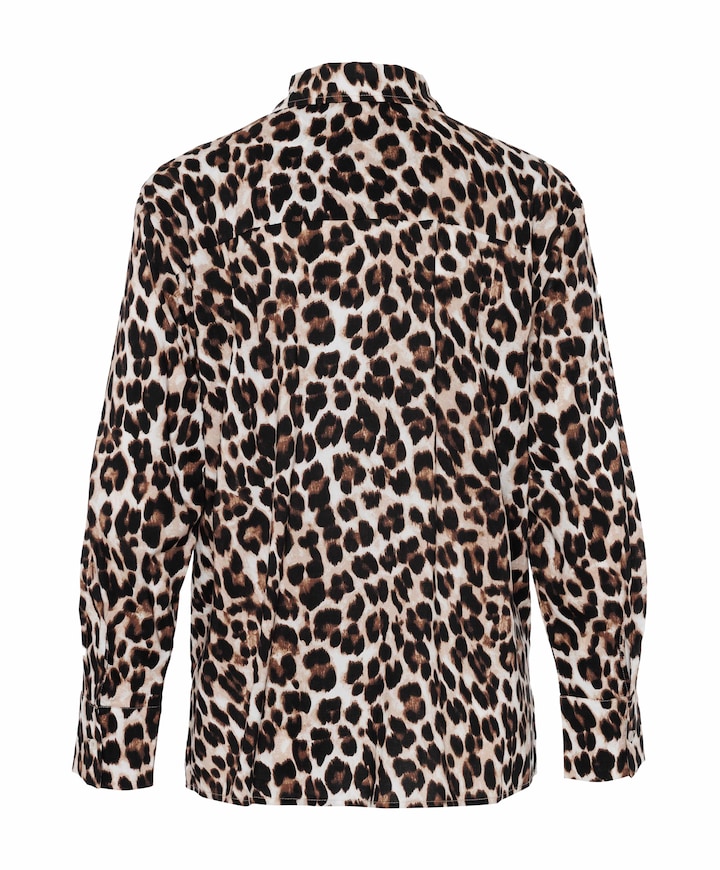 Dames blouse bruin