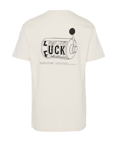 Heren T-shirt ecru