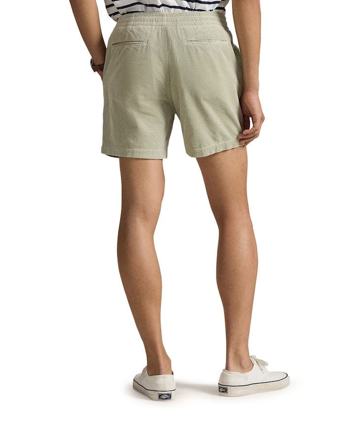 Woven heren korte broek beige
