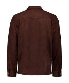 Heren overshirt bruin