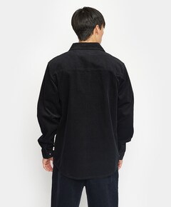 Heren overshirt zwart