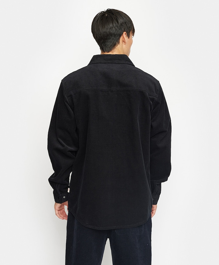 Heren overshirt zwart