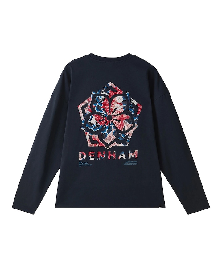 Heren longsleeve blauw