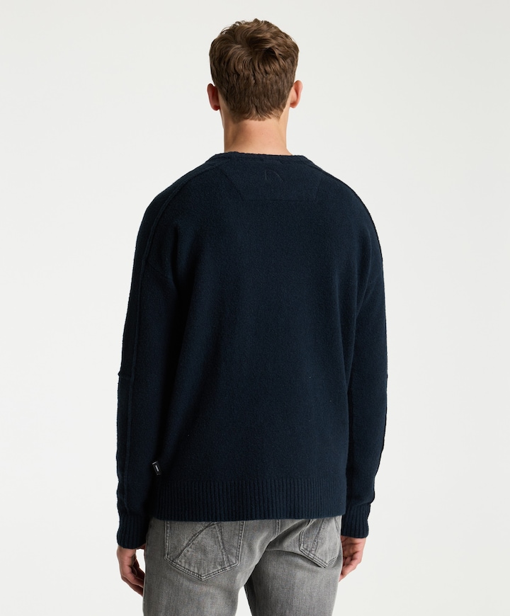 Heren trui blauw