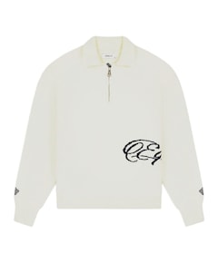 Uniseks polo ecru