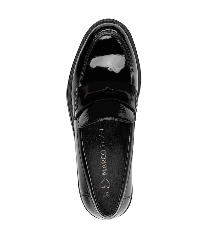 Women Slip-on dames loafers zwart