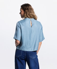 Dames top blauw