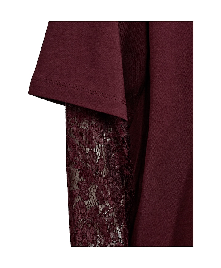 Dames longsleeve bordeaux