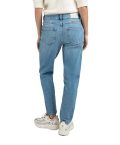 Mid waist boyfriend broek blauw