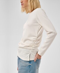 Dames longsleeve ecru