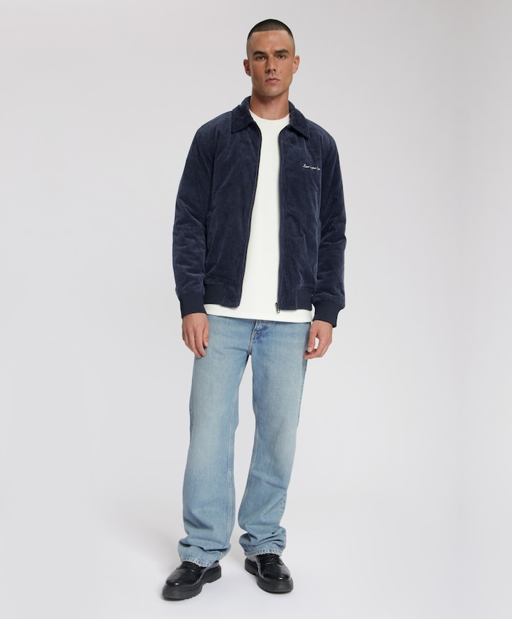 Heren jas blauw