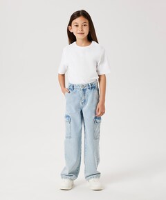 NKFROSE HW WIDE CARGO 6190-BS jeans blauw