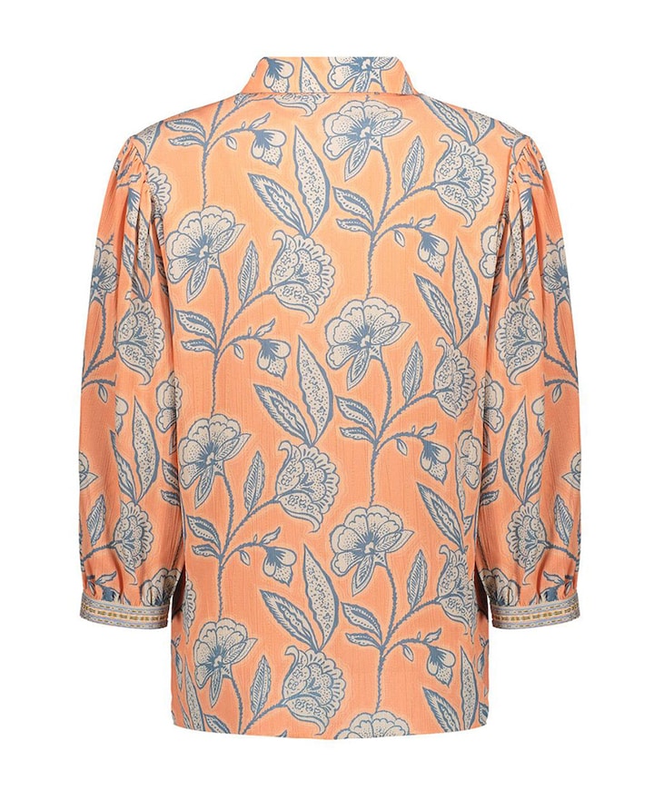 Dames blouse oranje