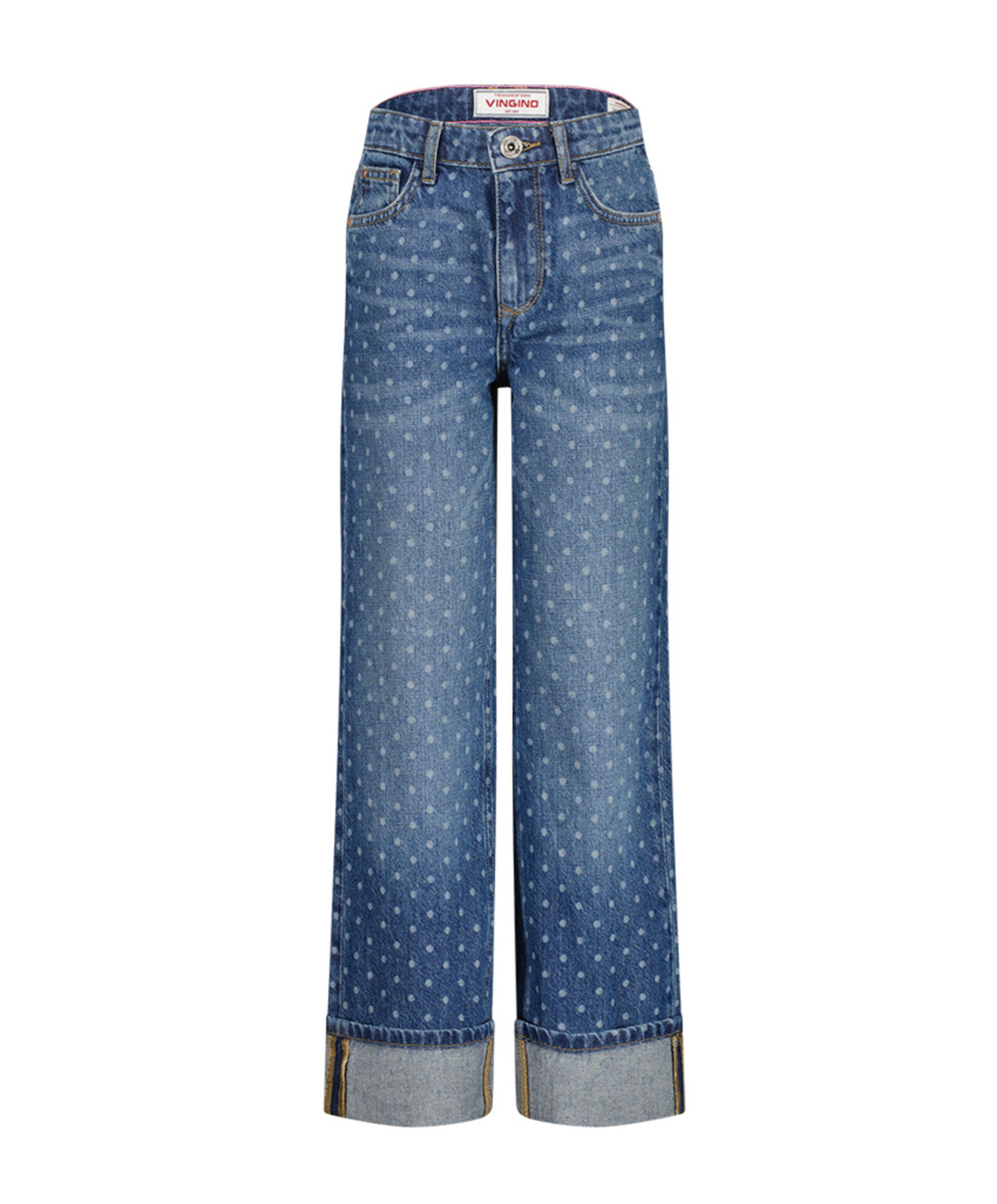 Cato Dots jeans blauw