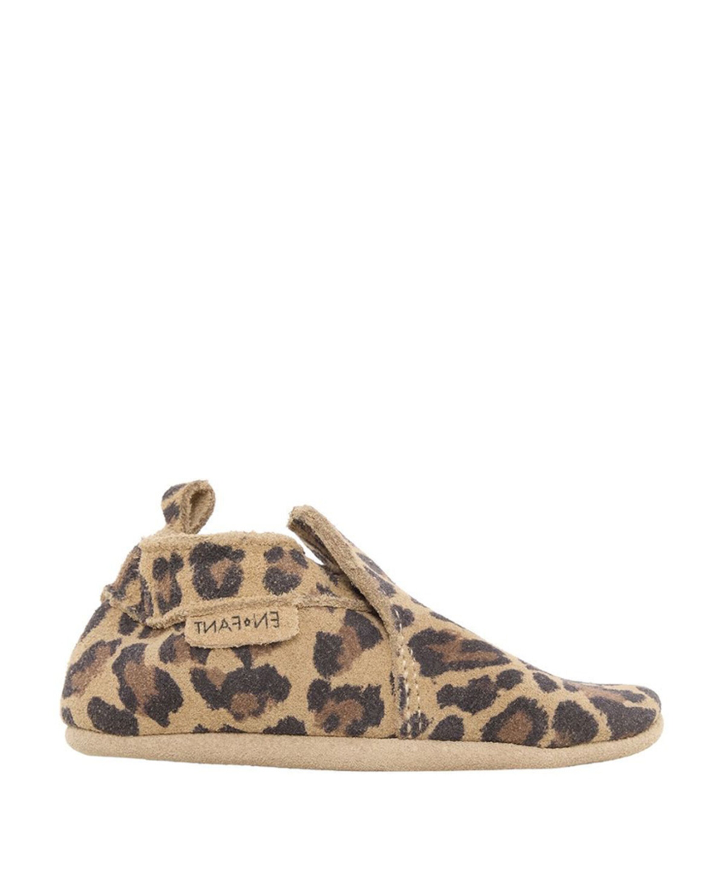 Slippers Suede AOP uniseks pantoffels  bruin