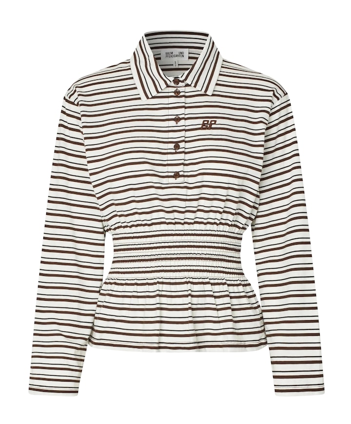 Dames polo beige