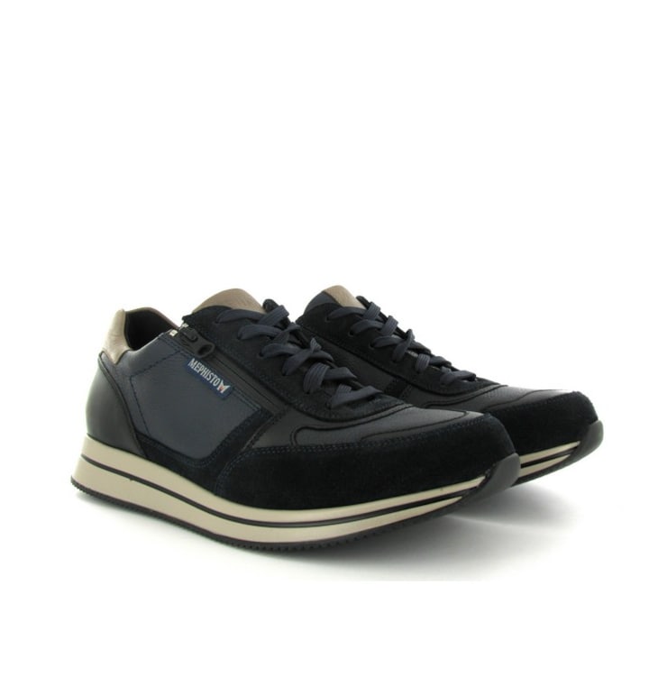 Gilford  heren sneakers blauw