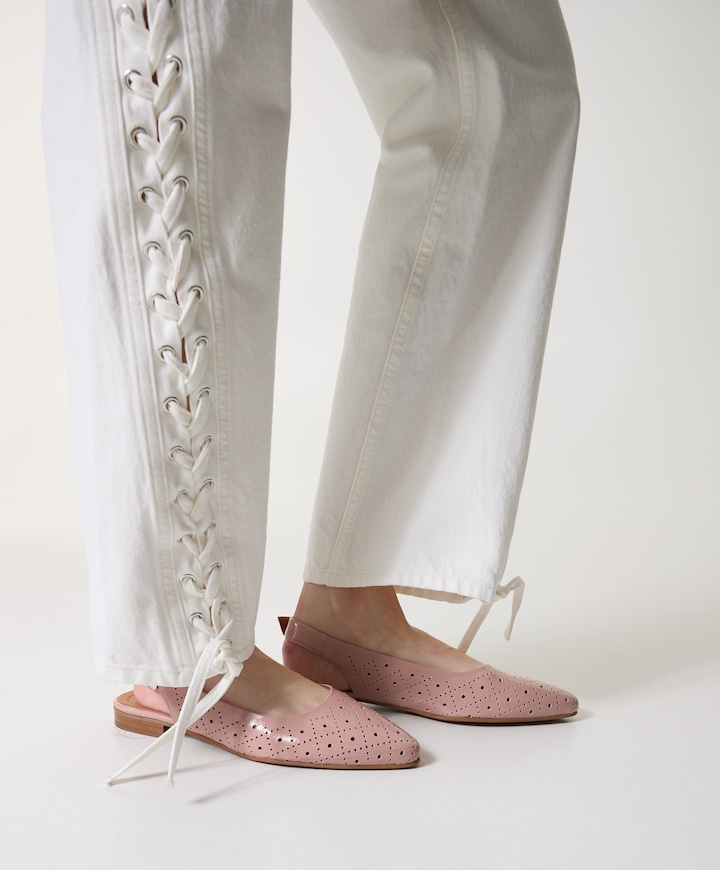 dames slingbacks roze