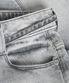 Jorts Demim meisjes korte broek grijs