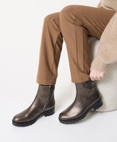 dames enkellaarzen bruin