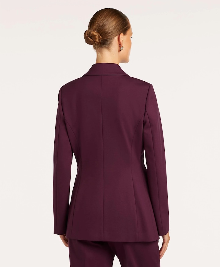 Dames blazer bordeaux