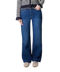 WIDE dames jeans blauw