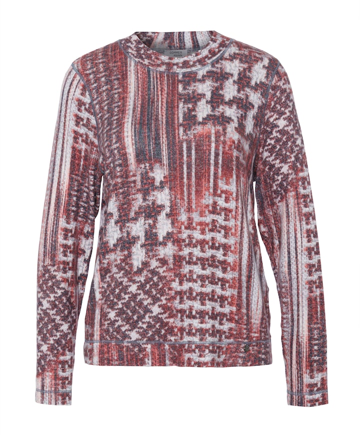 Dames longsleeve rood