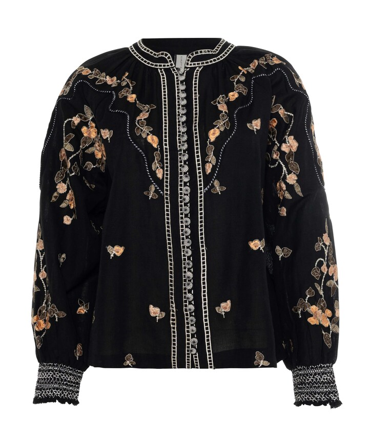 Blouse zwart