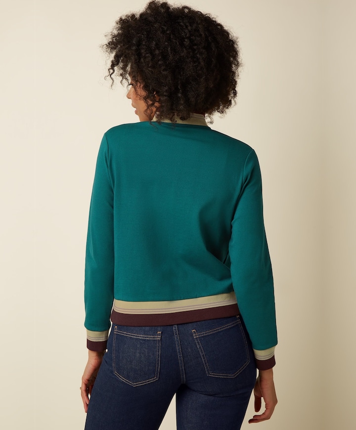 Dames jas groen