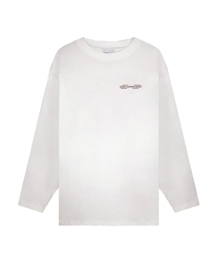 Heren longsleeve wit