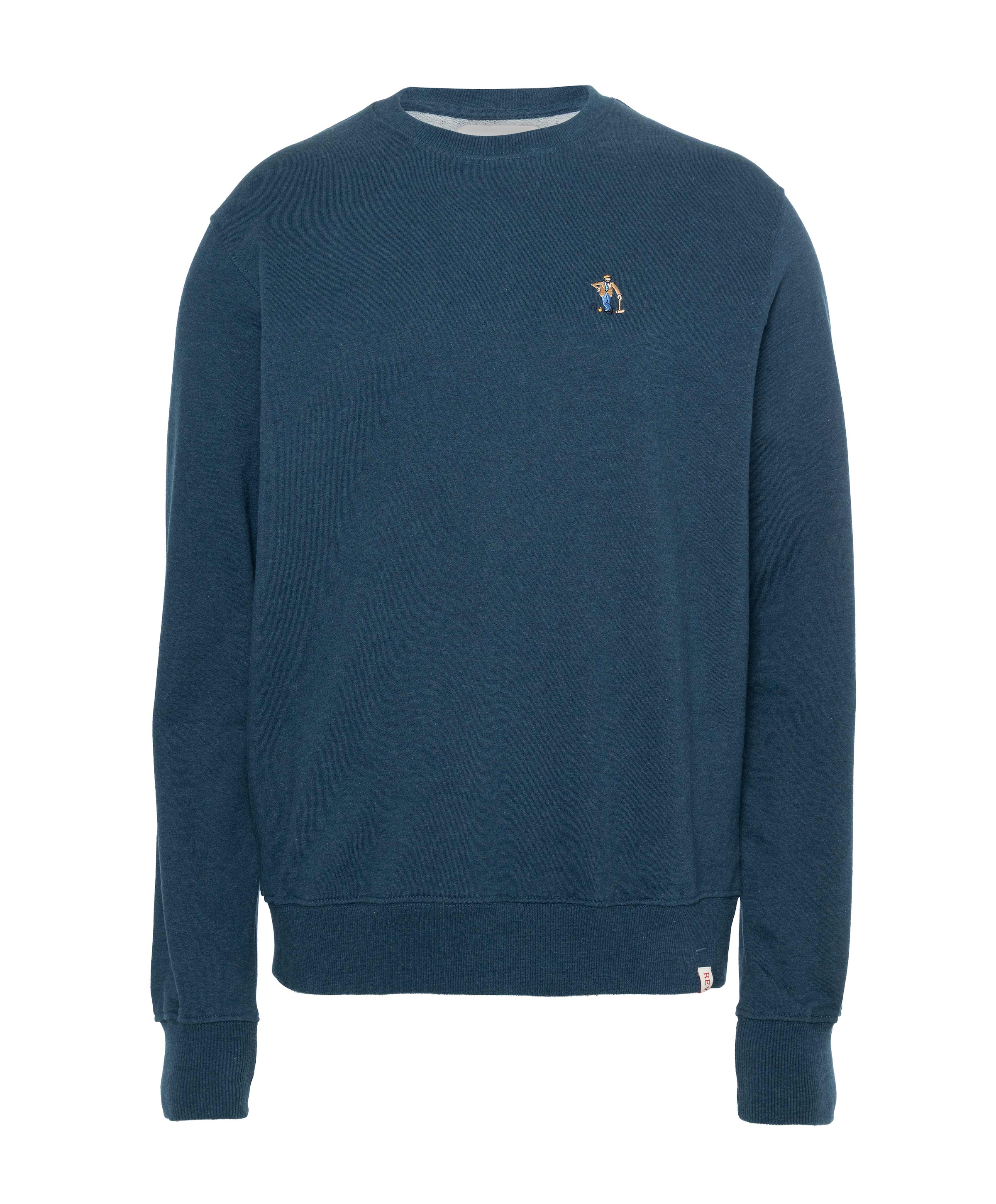 Heren sweater blauw