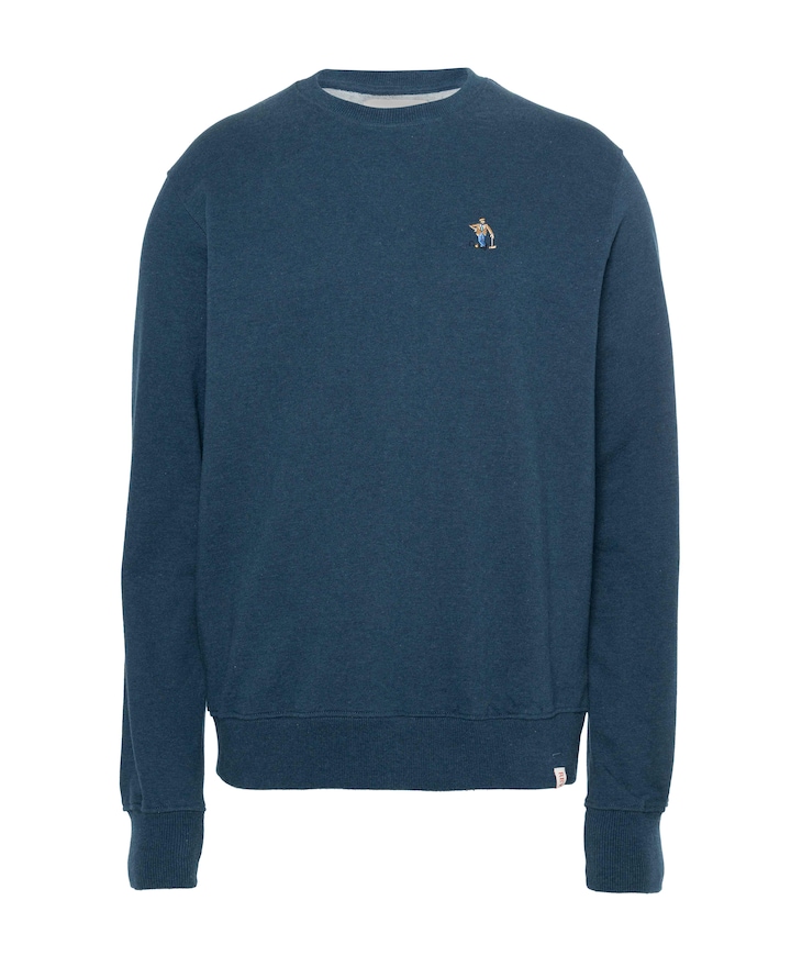 Heren sweater blauw