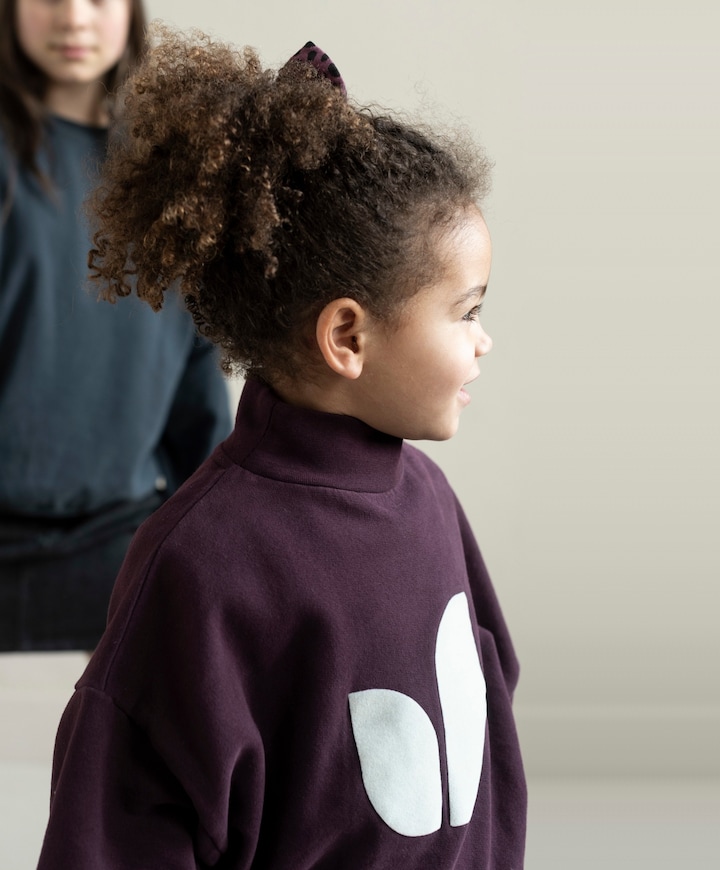 Meisjes sweater bordeaux