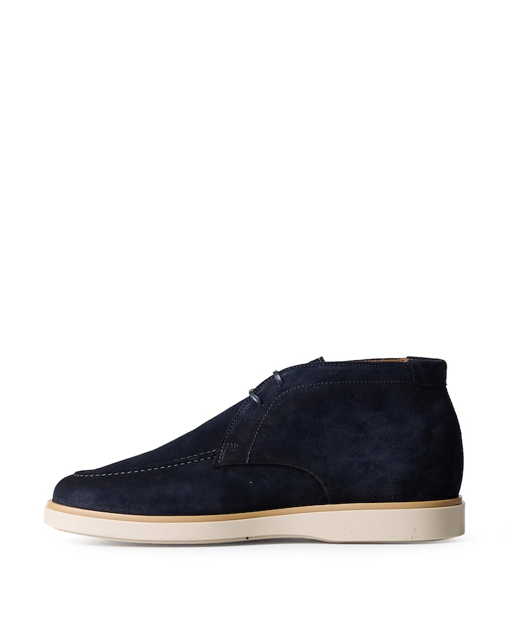 heren veterboots blauw