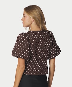 Dames blouse bruin