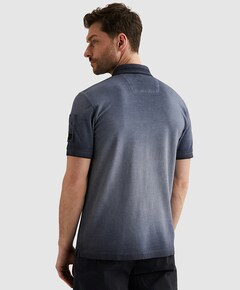 Heren polo blauw
