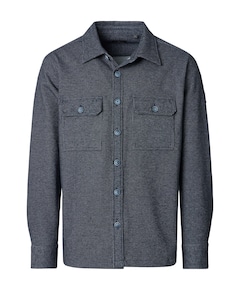 Heren overshirt blauw