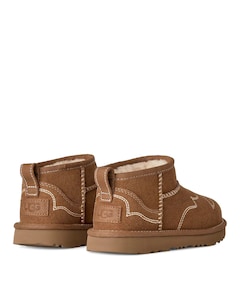 KIDS' CLASSIC ULTRA MINI WESTERN meisjes enkellaarzen bruin