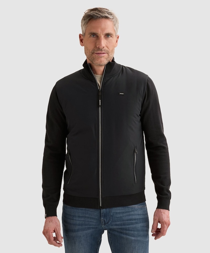 Heren vest blauw