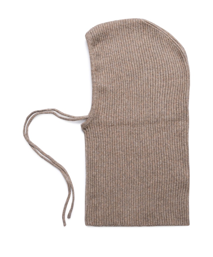 Dames balaclava bruin