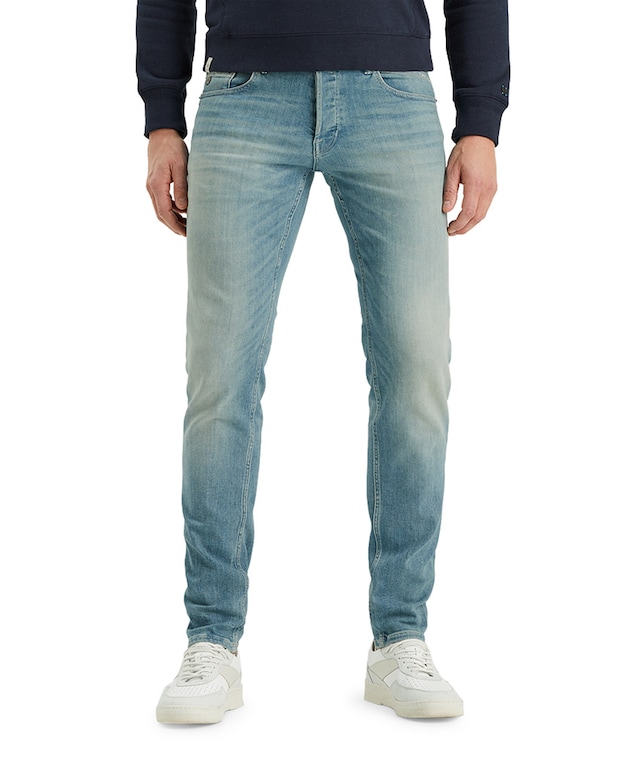 SHIFTBACK TAPERED FADED GREEN TONE jeans blauw