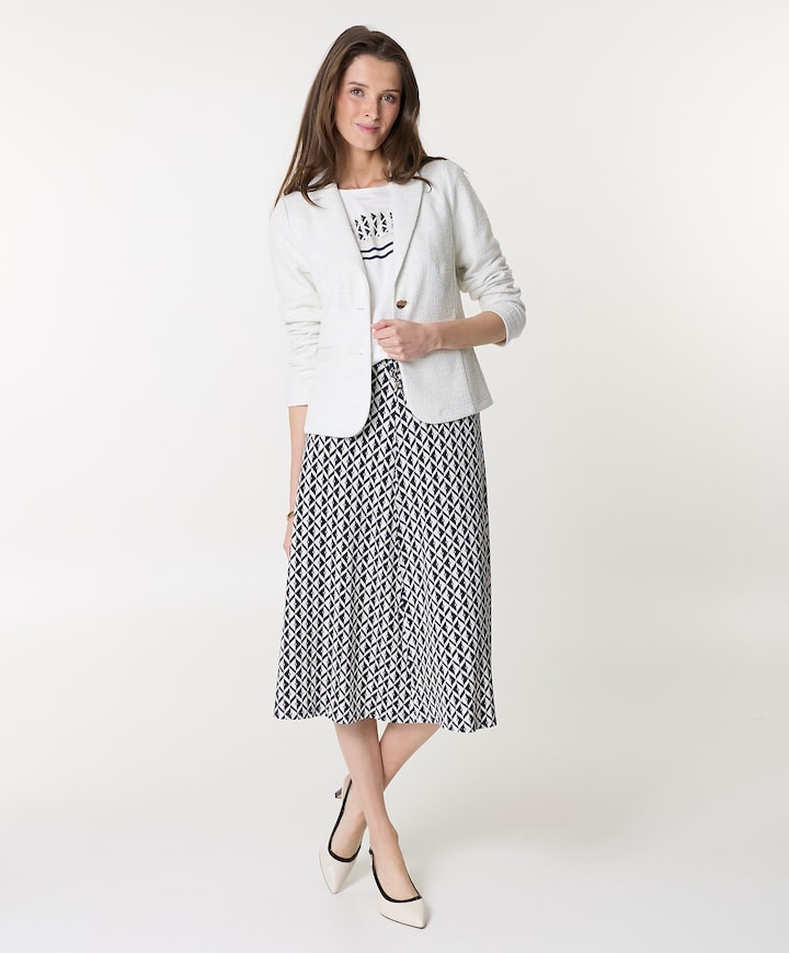 Dames rok blauw