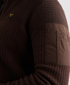 Heren vest bruin